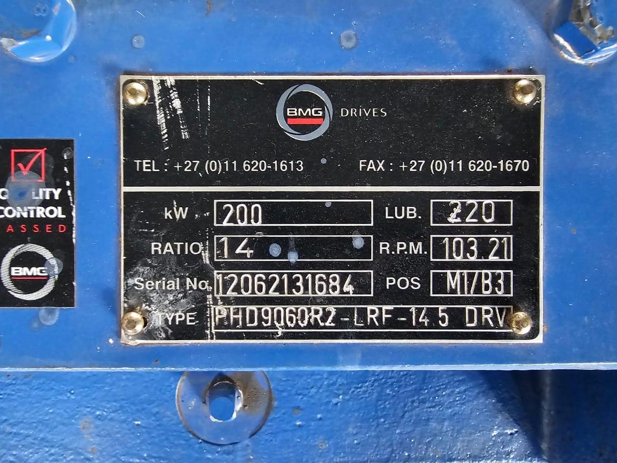 Used 200KW BMG GEARBOX