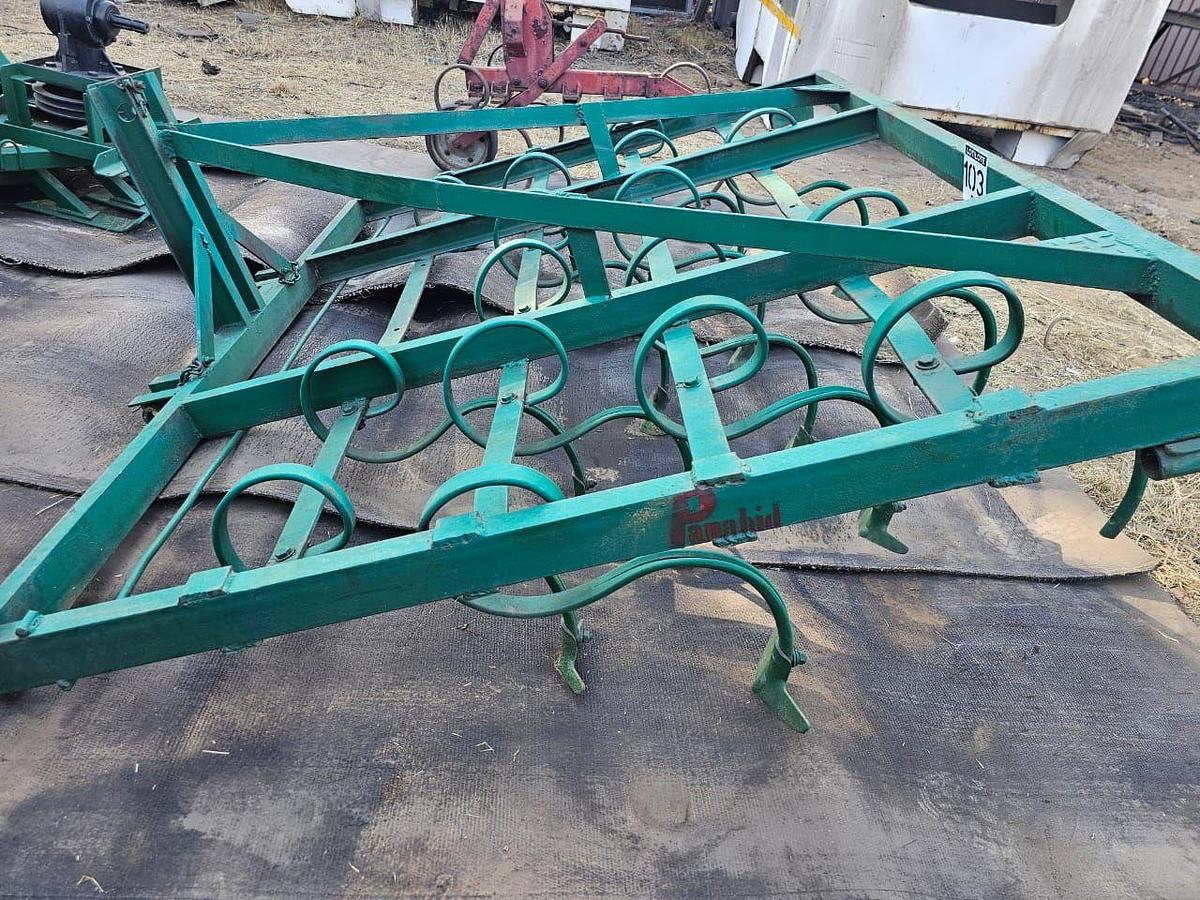 Used SPRING TOOTH HARROW WITH 16 RIPPER TEETH