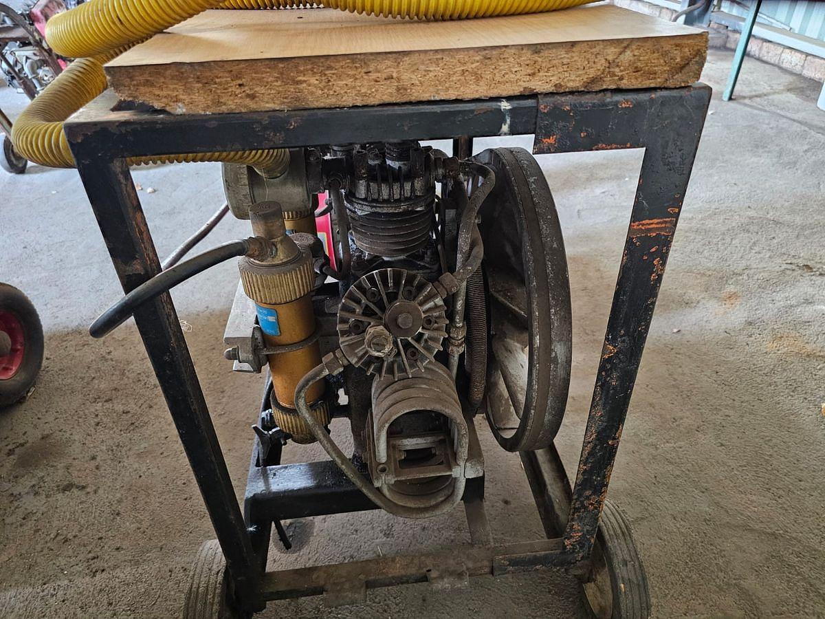 Used DIVING COMPRESSOR WITH CYLINDER