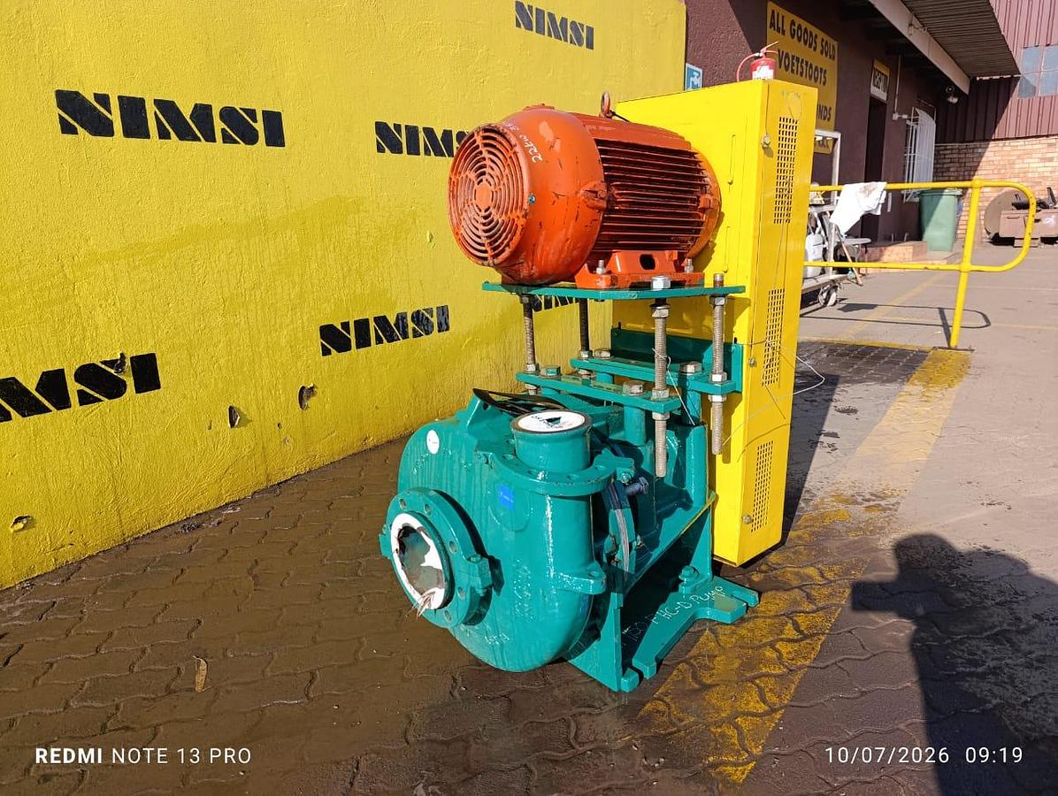Used HM150 METSO PUMP WITH 22KW ELECTRIC MOTOR