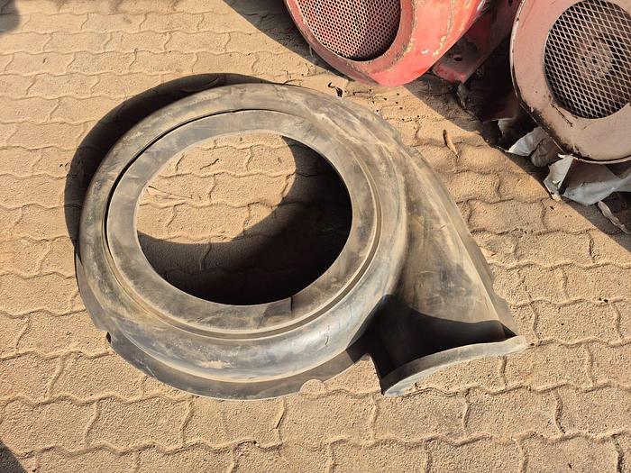 Used SLURRY PUMP FRAME PLATE RUBBER HOUSING