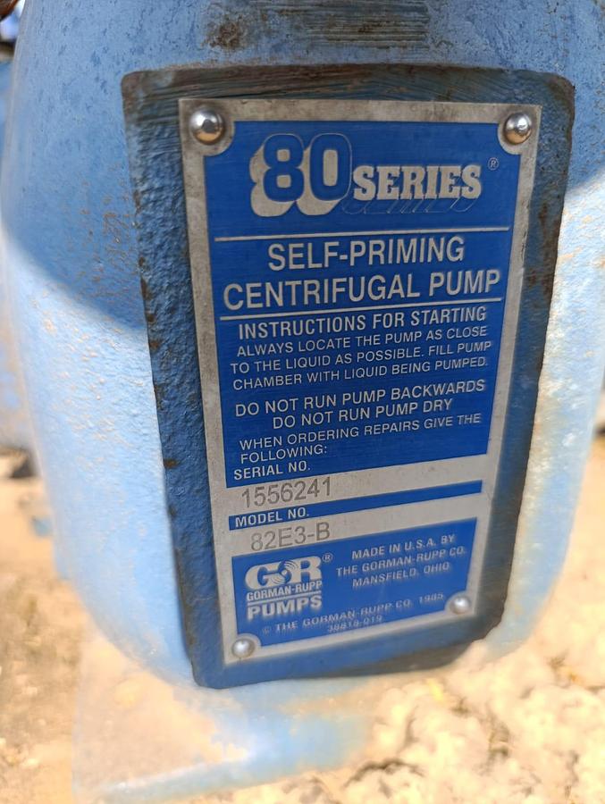 Used SELF-PRIMINING CENTRIFUGAL PUMP