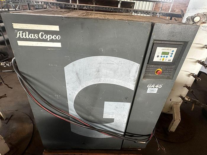 Used 45KW 10XBAR ATLAS COPCO COMPRESSOR UNIT (NOT TESTED)