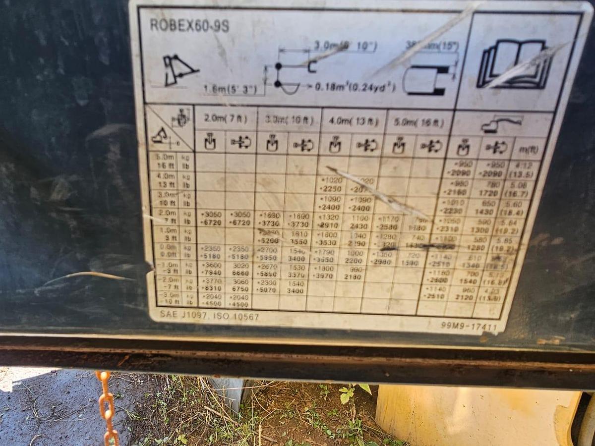 Used HYUNDAI ROBEX 60-9S EXCAVATOR