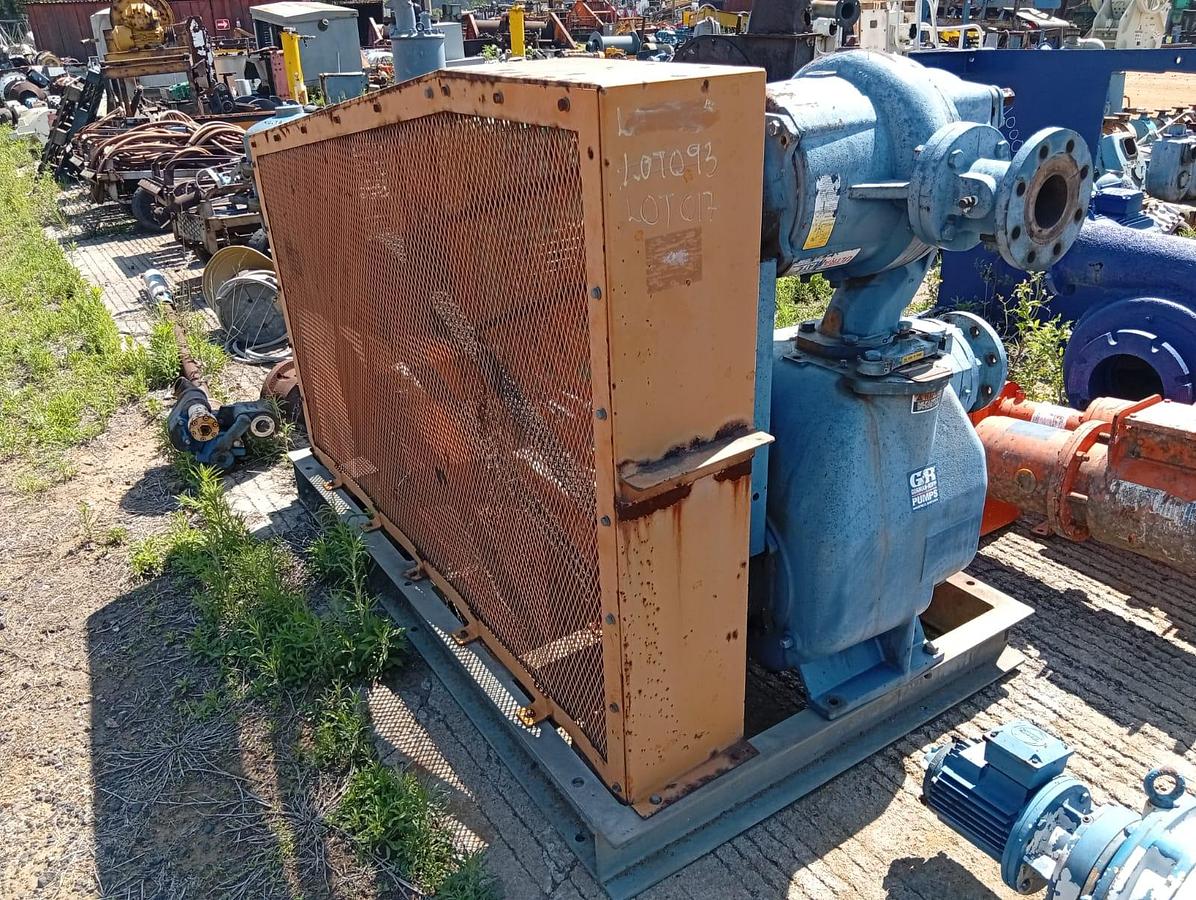 Used SELF-PRIMING CENTRIFUGAL PUMP SYSTEM WITH 55KW ELECTRICAL MOTOR