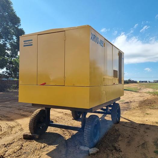 Used ATLAS COPCO XRVS 455 900CFM 25BAR MOBILE COMPRESSOR