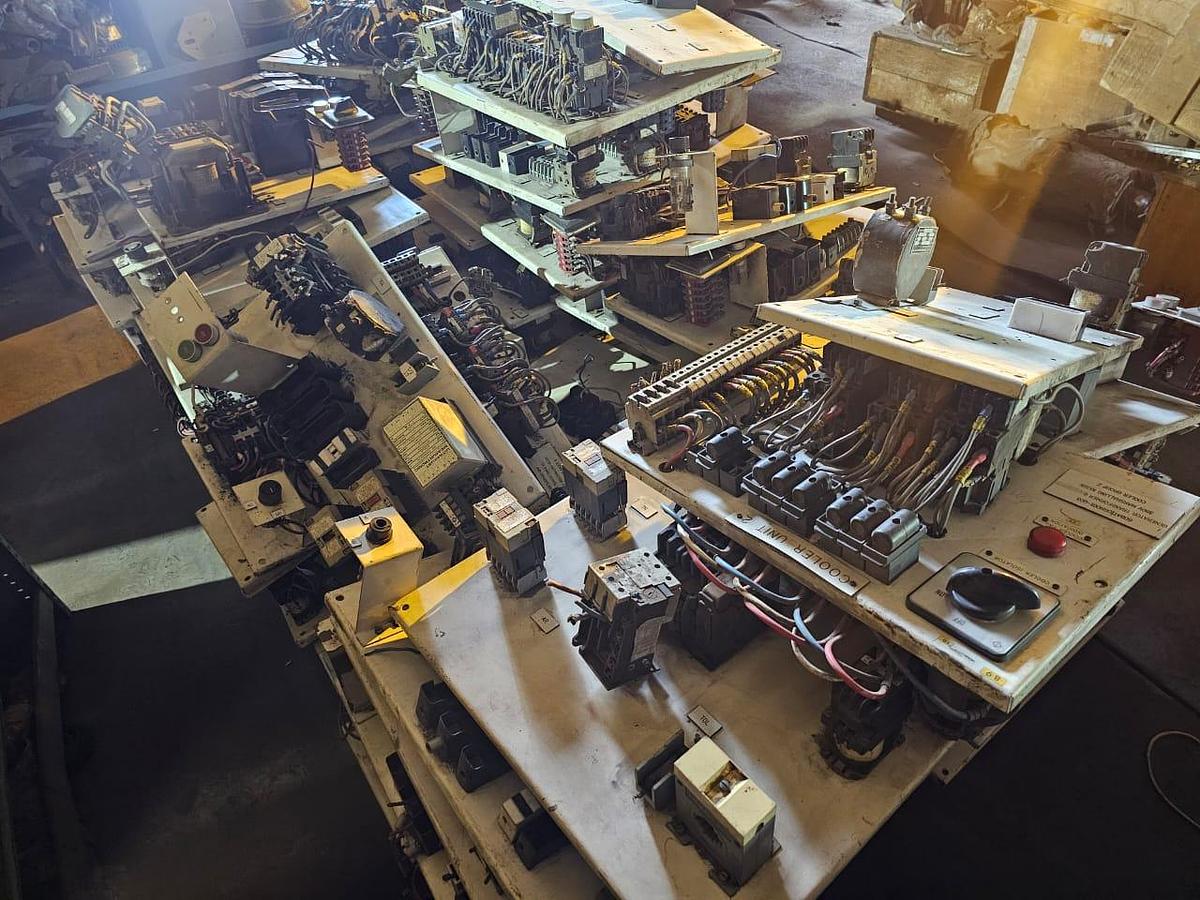 Used ELECTRICAL PANELS WITH CONTACTORS & ELECTRICAL CABLES - USED CONDITION