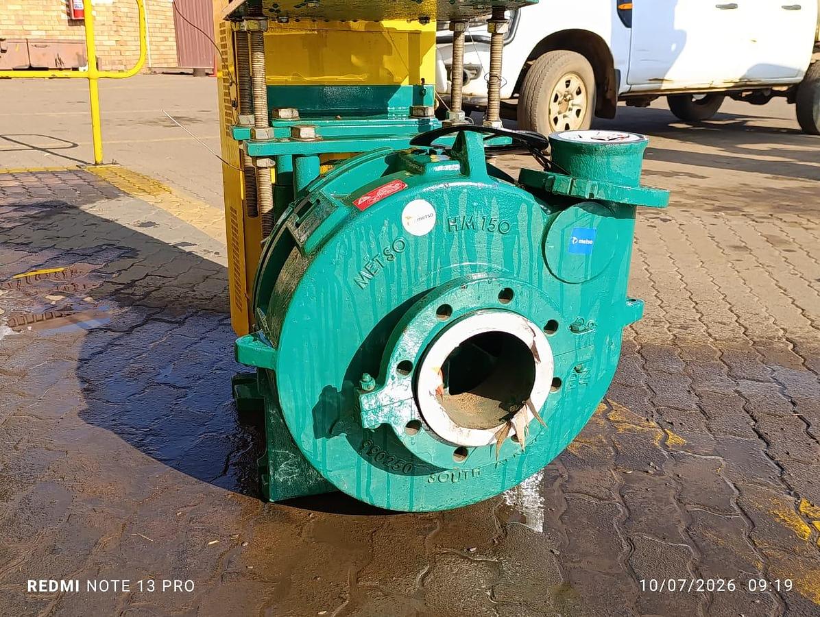 Used HM150 METSO PUMP WITH 22KW ELECTRIC MOTOR