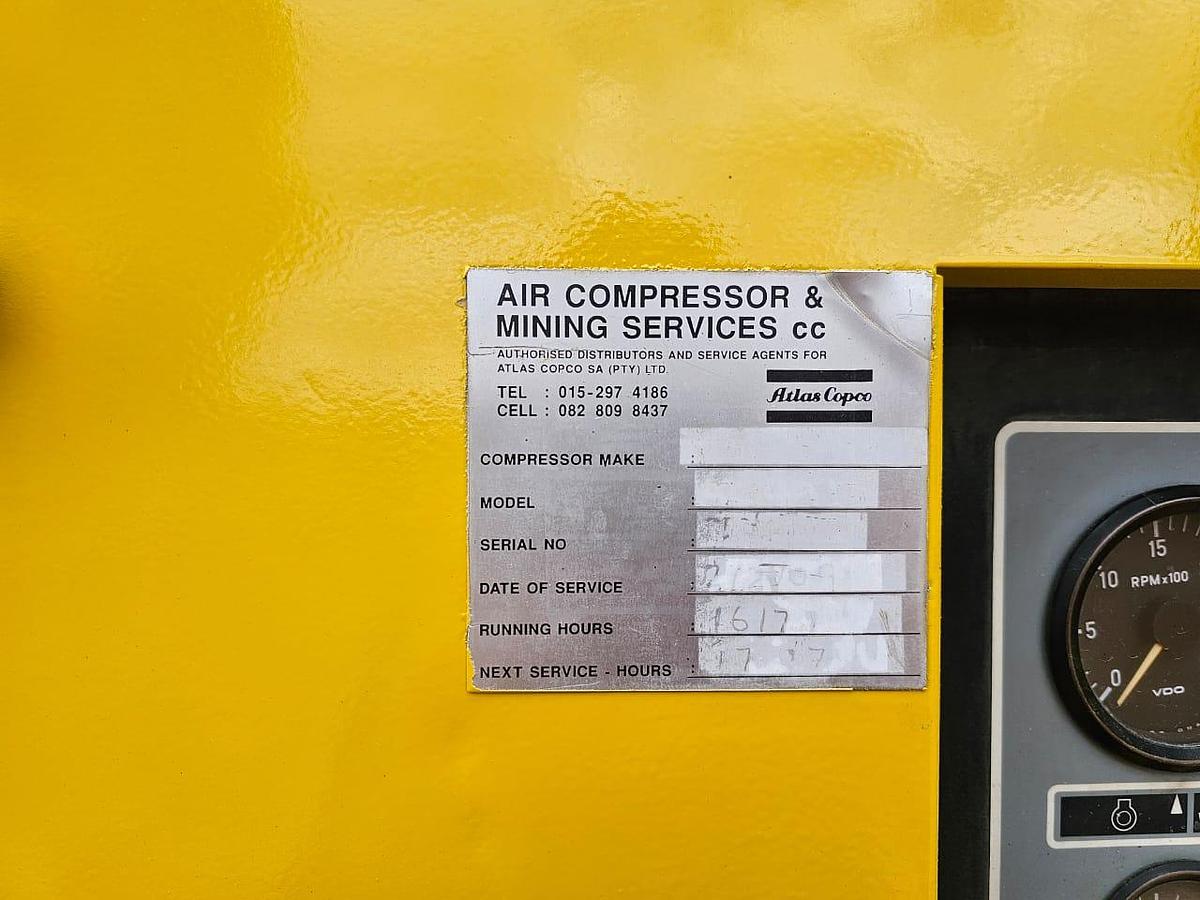 Used ATLAS COPCO XAS 495 MOBILE COMPRESSOR WITH MERCEDES BENZ ENGINE - OPERATIONAL