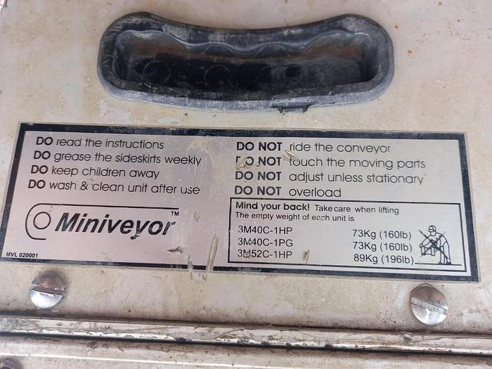 Used PORTABLE MINI ELECTRIC MOBILE SITE CONVEYOR