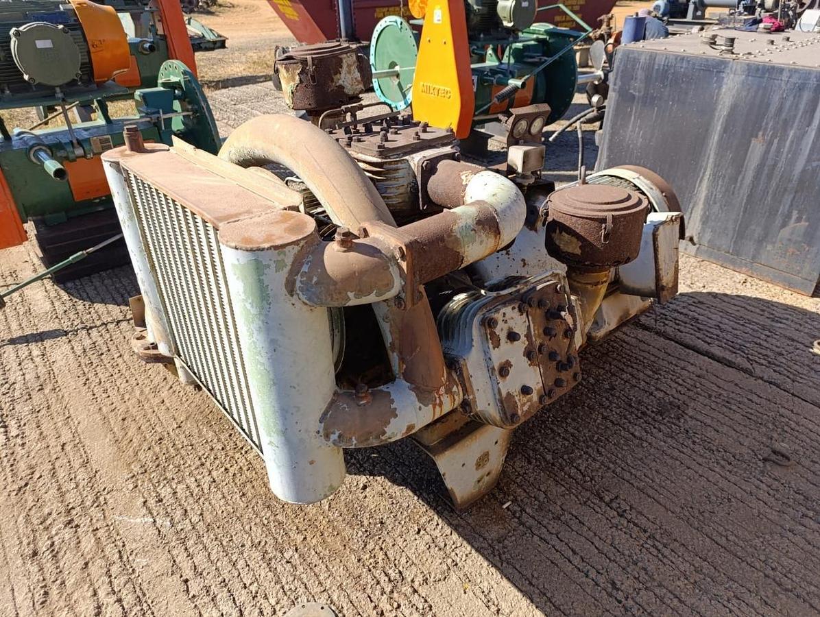 Used COMPRESSOR WITH 55 KW 380V ELECTRIC MOTOR - USED CONDITION