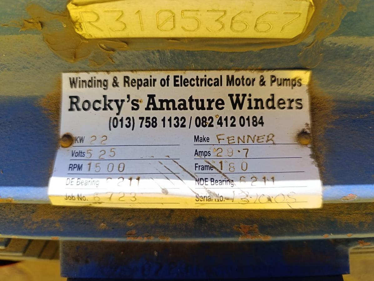 Used ELECTRIC MOTOR 22KW