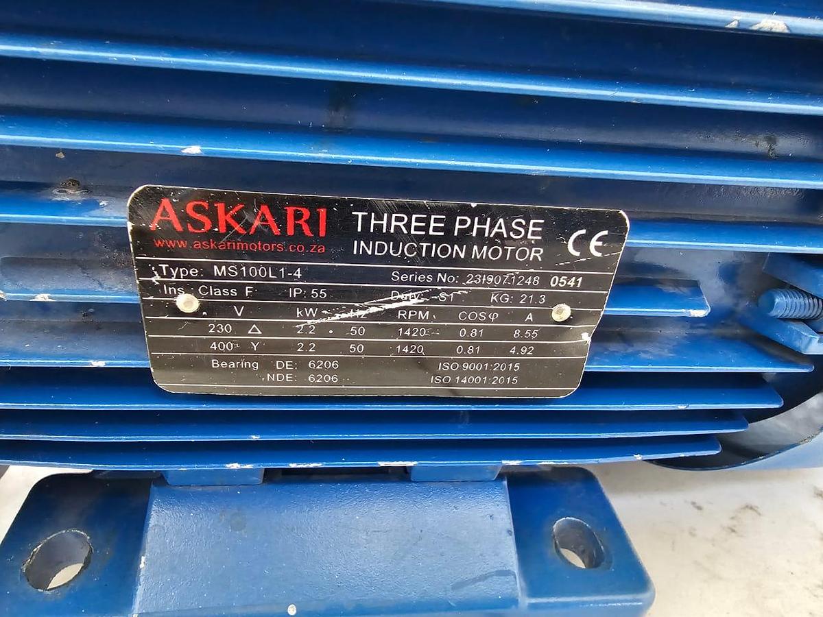 Used 2.2 KW MOTORIZED GEARBOXES