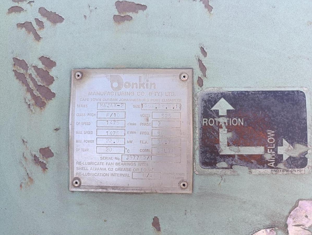 Used 22 KW DONKIN ELECTRIC FAN - USED CONDITION