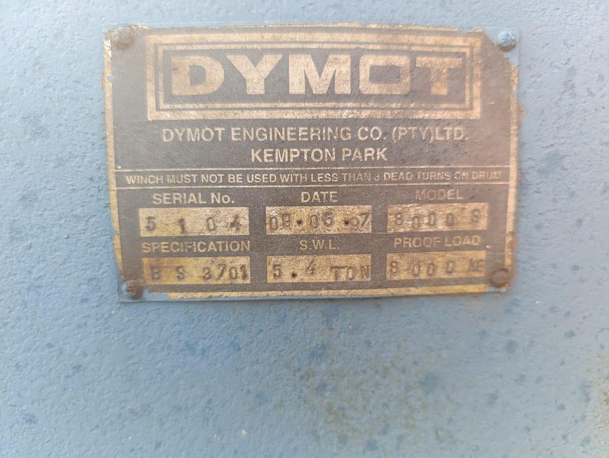 Used 5.4 TON DYMOT WINCH