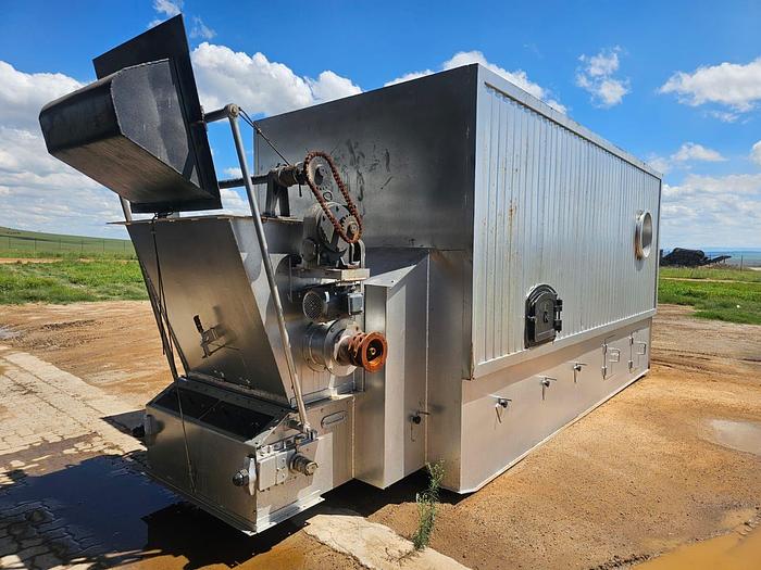 Used COMPLETE (BRAND NEW) 2024 VIBRATING FLUID BED DRYER UNIT, WITH FANS, OVEN, VIBRATORS, DUCTING, CYCLONES, CONTROL PANELS, SCREW FEEDERS, GEARBOXES & MOTORS