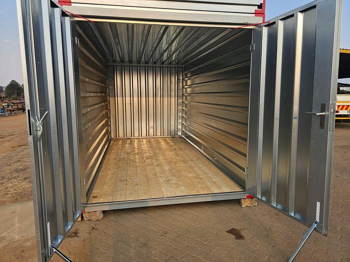 NEW COLLAPSIBLE STEEL STORAGTE CONTAINER / GARDEN SHED ( 4 METER X 2.2 METER)