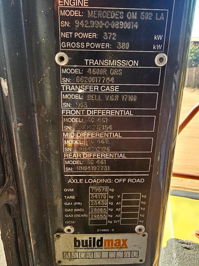 Used BELL B50D 6X6 ADT