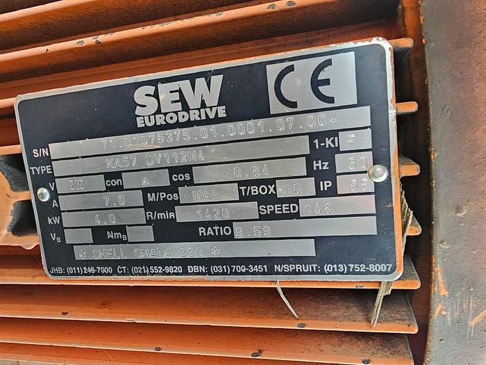 Used SELF CLEANING CONVEYOR MAGNET