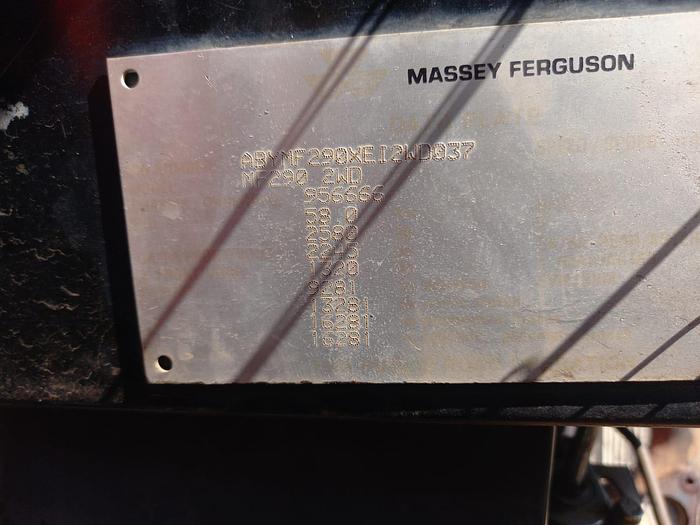 Used  MASSEY FERGUSON 290 TRACTOR (RUNNER)