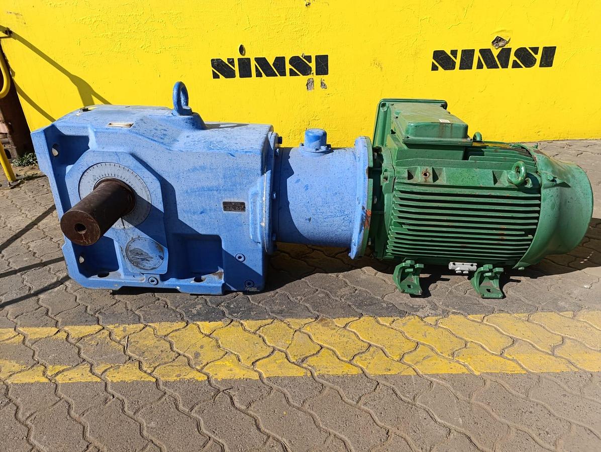 Used POWERPACK GEARBOX WITH ELECTRIC MOTOR 45KW