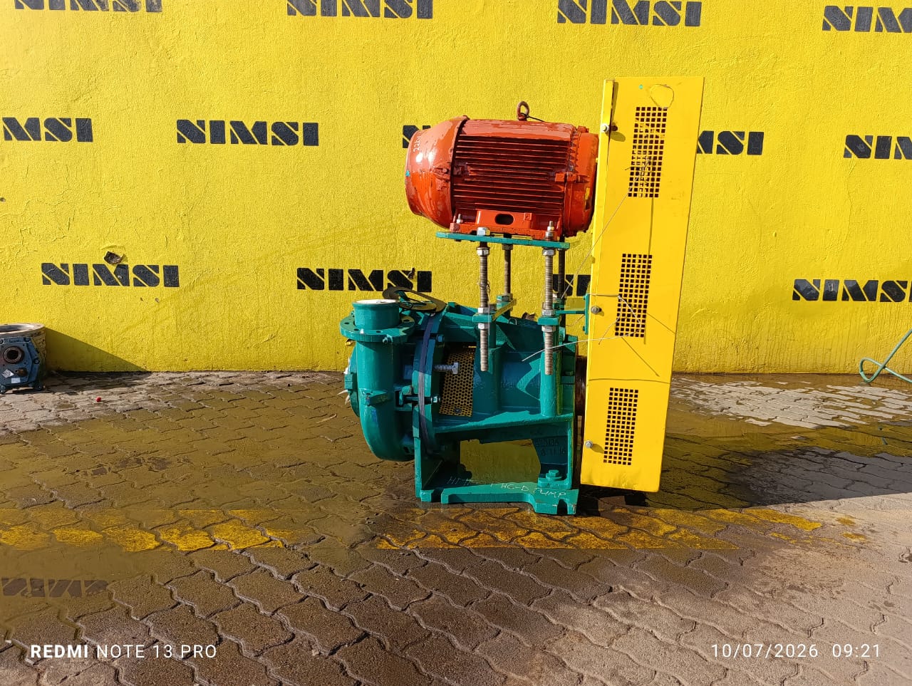 Used HM150 METSO PUMP WITH 22KW ELECTRIC MOTOR 