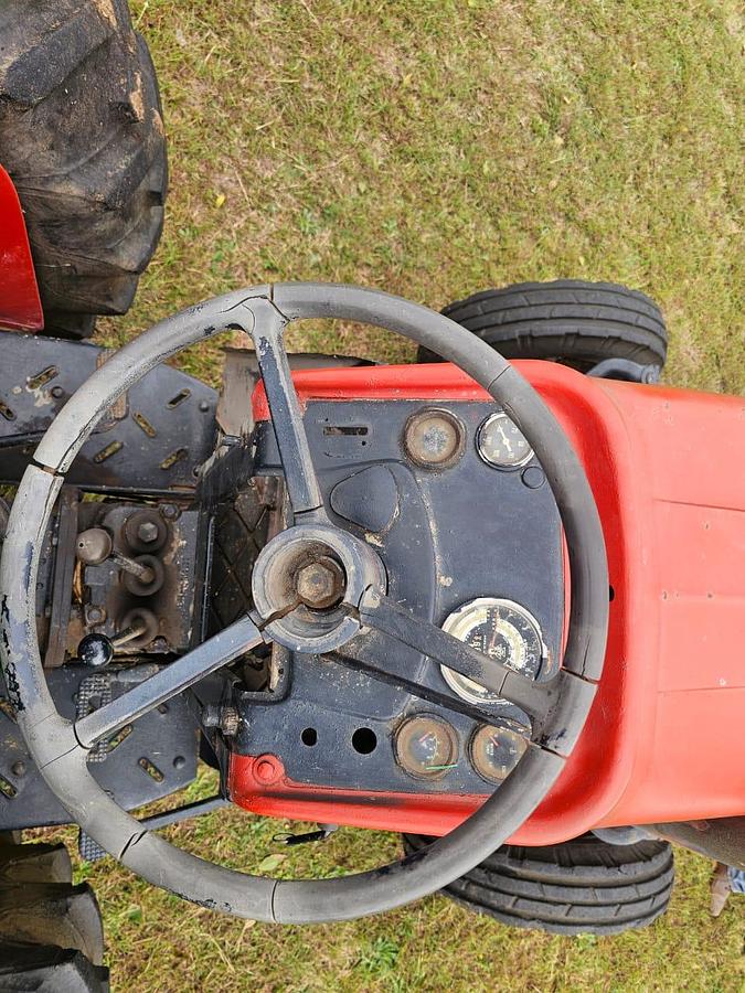Used MASSEY FURGESON TRACTOR WITH SLASHER - OPERATIONAL