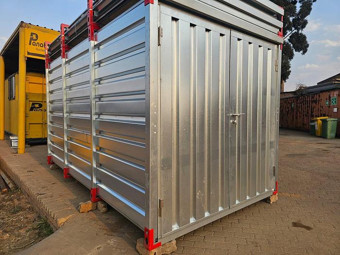 NEW COLLAPSIBLE STEEL STORAGTE CONTAINER / GARDEN SHED ( 4 METER X 2.2 METER)