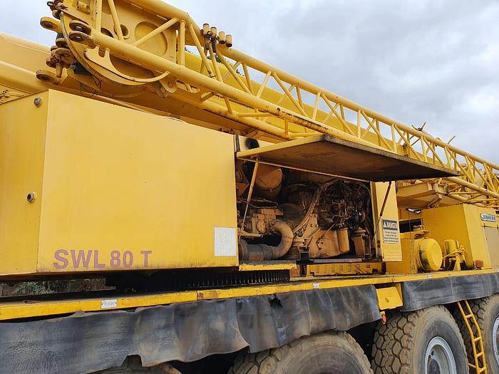 Used LIEBHERR TM1080N 80 TON MOBILE CRANE 1993 (RUNNER) (WITH NATIS) 