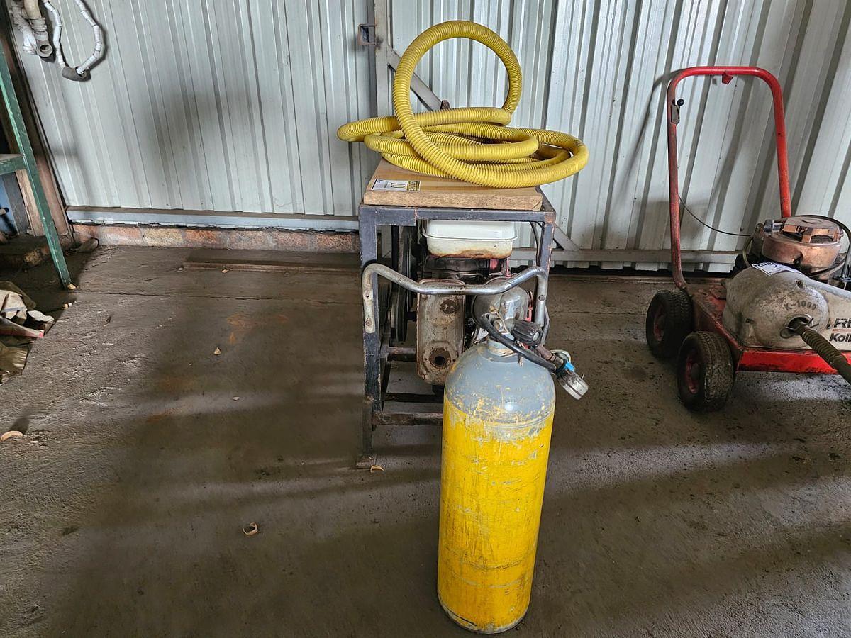 Used DIVING COMPRESSOR WITH CYLINDER
