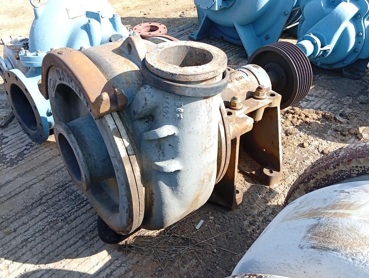 Used 8/6 WARMAN 150MP HORIZONTAL SHAFT SPLIT CASE PUMP