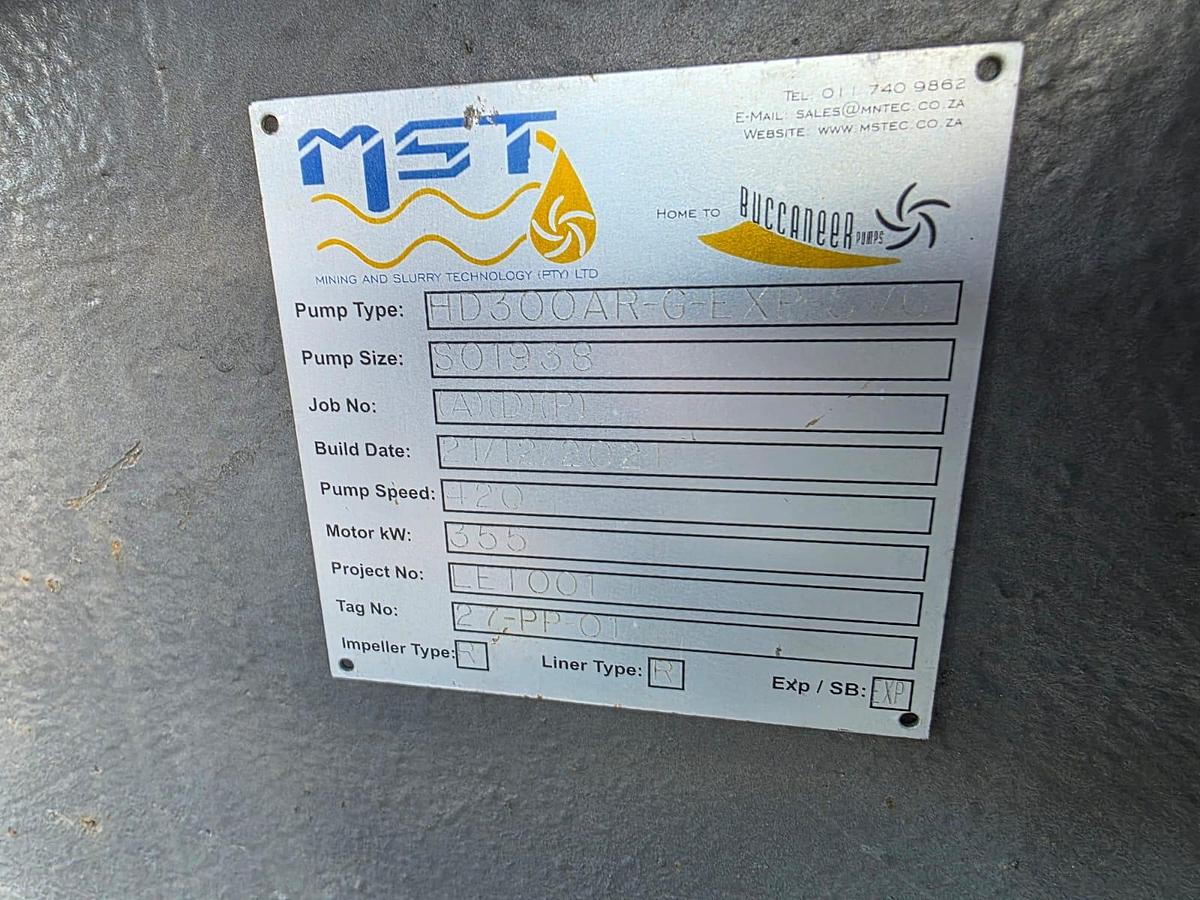Used 14/12 BUCCANEER PUMP 355KW