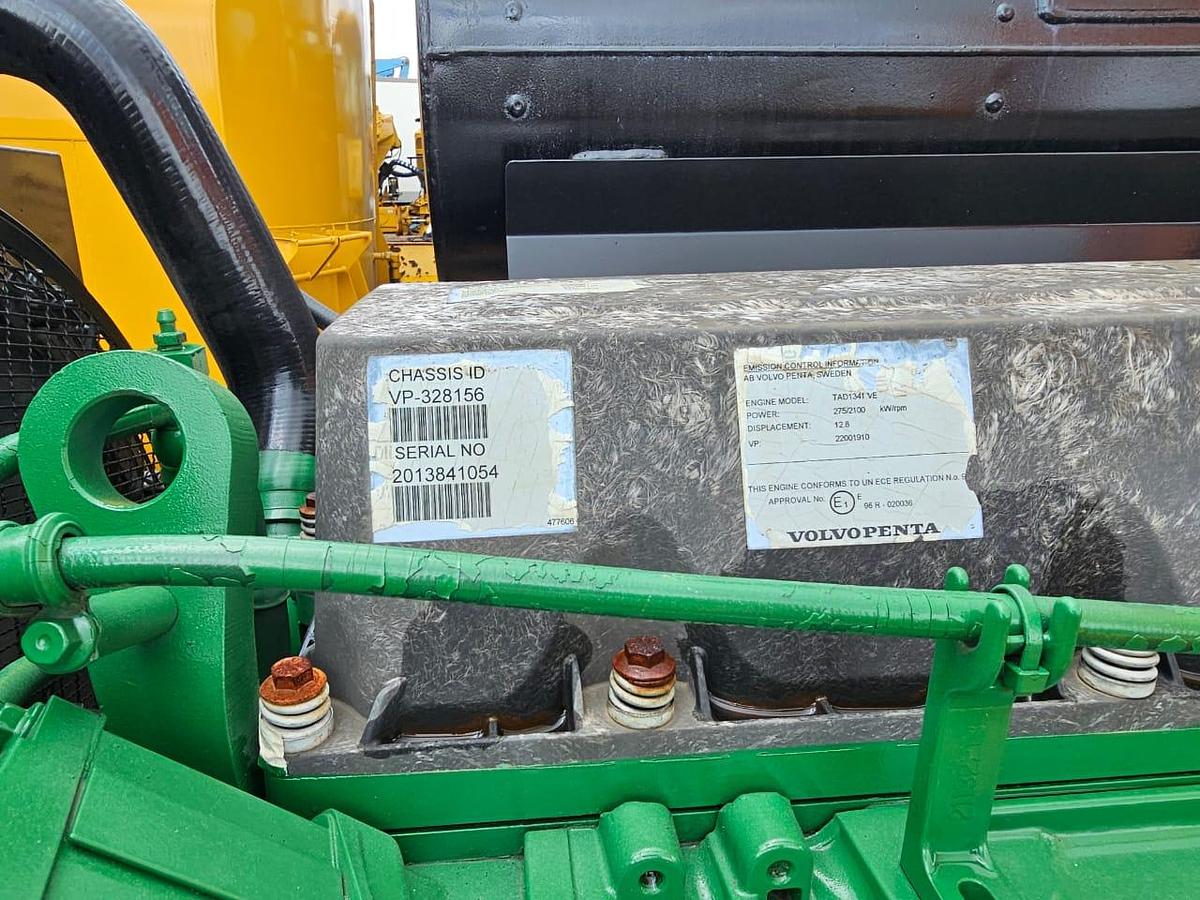 Used VOLVO PENTA DIESEL POWERED ENGINE AND 8" X 6" ROCKTUFF WATER PUMP ON TRAILER - OPERATIONAL