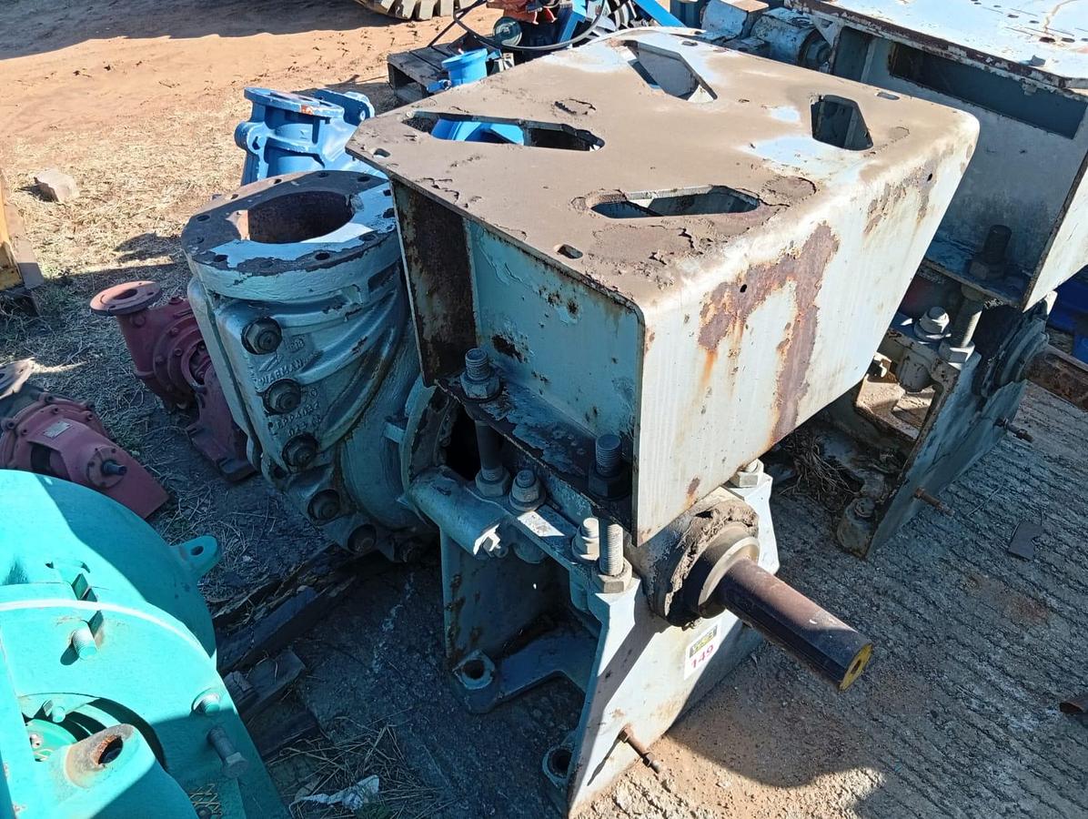 Used 6/4 WARMAN AHPP RUBBER LINED HORIZONTAL SHAFT SPLIT CASE PUMP
