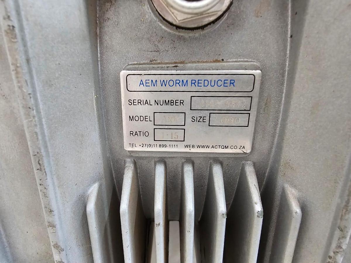 Used 2.2 KW ACTOM ELECTRIC MOTOR & GEARBOX ASSEMBLY