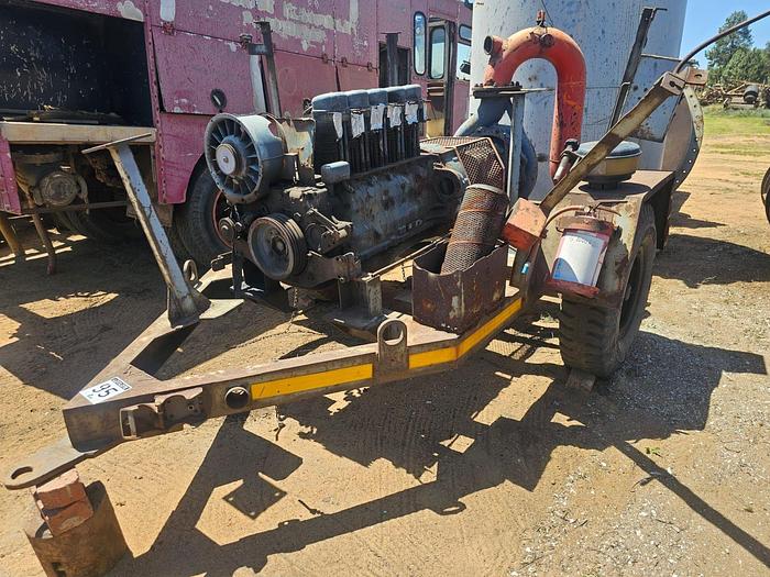 Used WATER PUMP WITH 48 KW ENGINE ON TRAILER