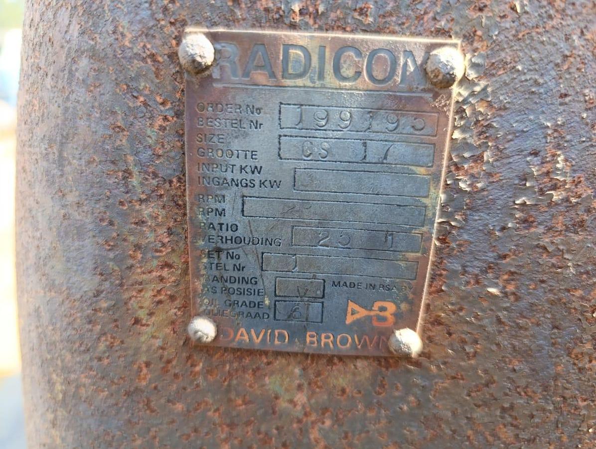Used RADICON GEARBOX