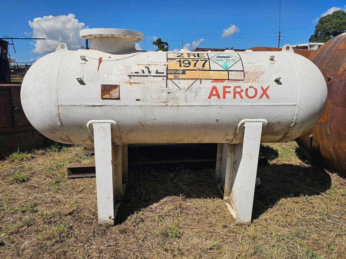 Used 1500 LITER AFROX NITROGEN TANK