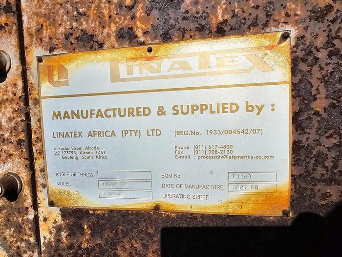 Used Linatex Banana Screen