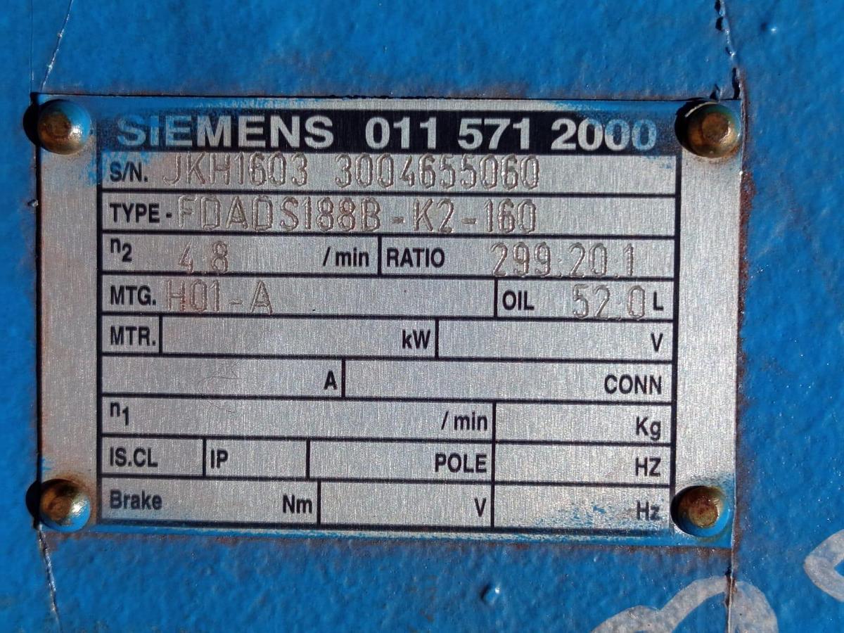 Used SIEMENS GEARBOX (BRAND NEW)