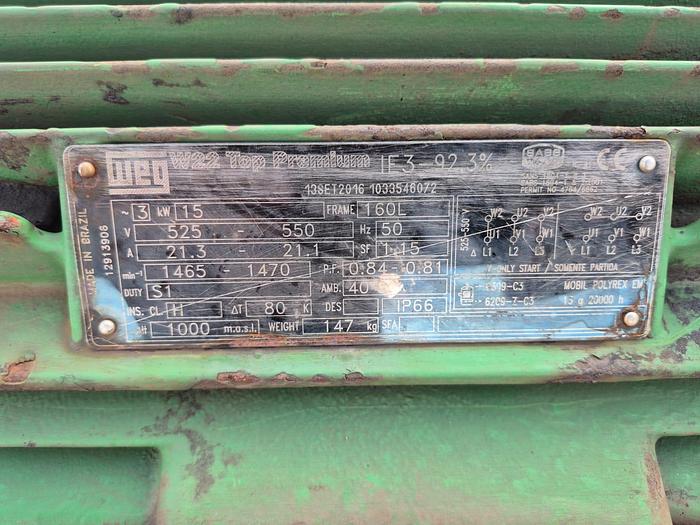 Used WEG 15KW VIBRATING MOTOR