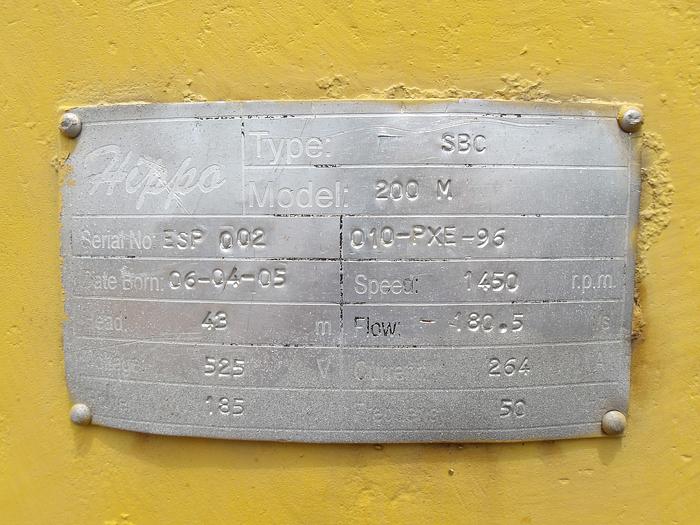 Used Hazelton Slurry Pump 200M