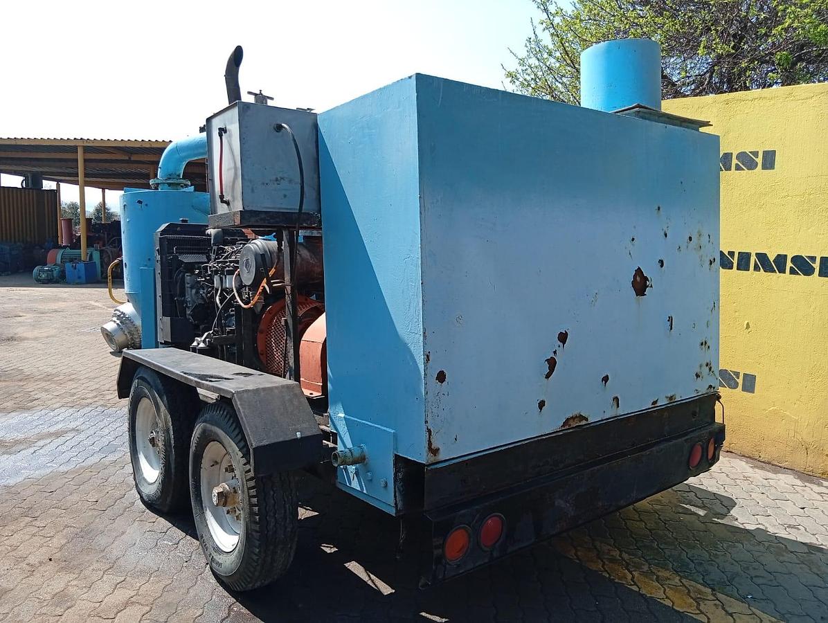 Used DIESEL MOBILE VACUUM UNIT WITH START & GO BOX WITH 6 CYLINDER PERKINS ENGINE 1832/1500