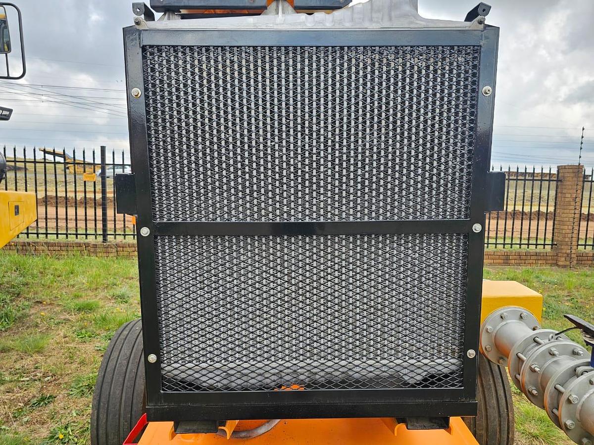 Used VOLVO PENTA DIESEL POWERED ENGINE AND 8" X 6" ROCKTUFF WATER PUMP ON TRAILER - OPERATIONAL
