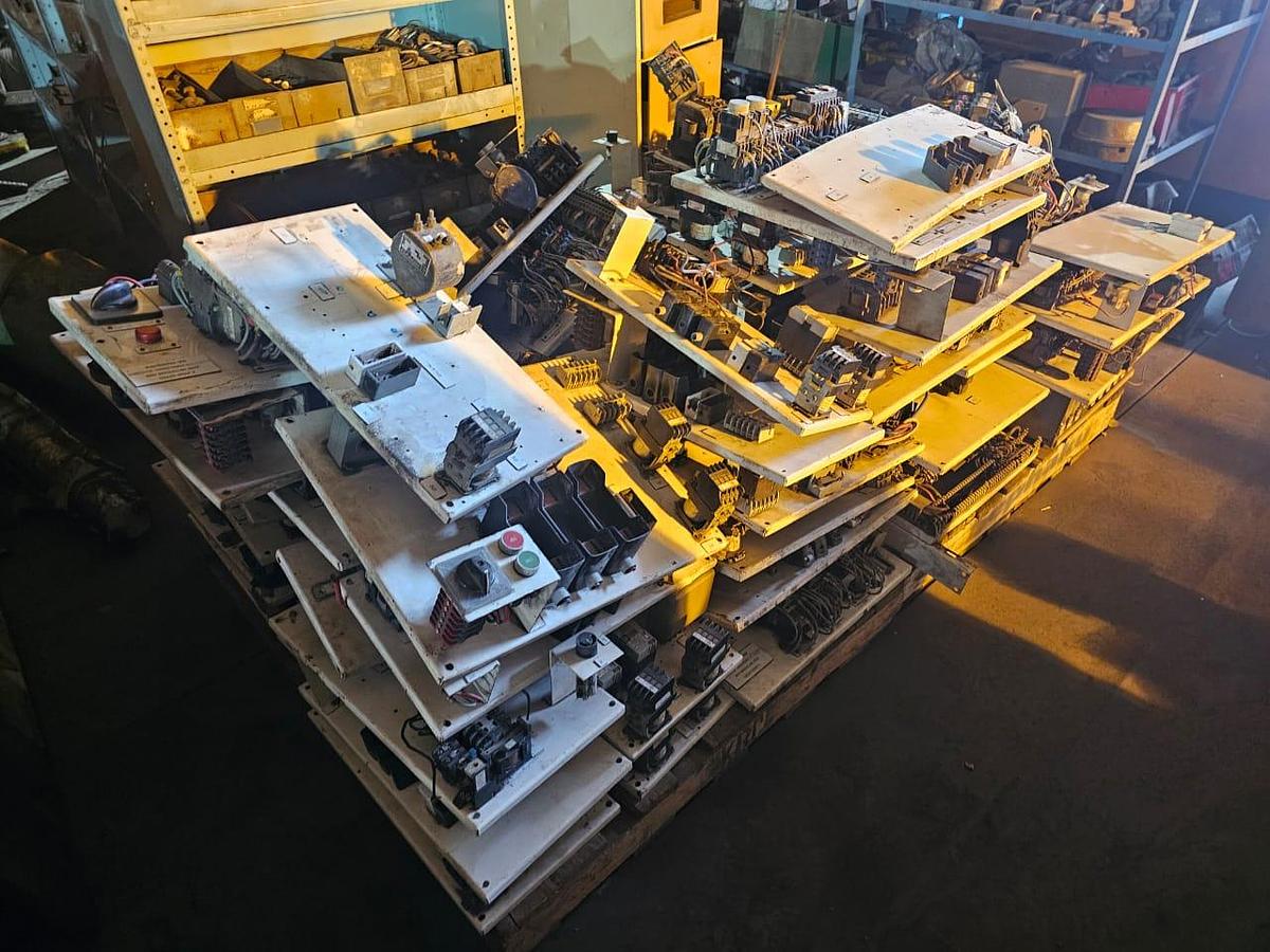 Used ELECTRICAL PANELS WITH CONTACTORS & ELECTRICAL CABLES - USED CONDITION