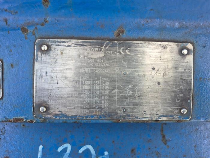 Used 132KW ELECTRICAL MOTOR