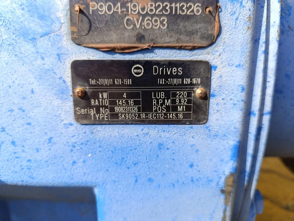 Used POWERPACK GEARBOX WITH ELECTRIC MOTOR