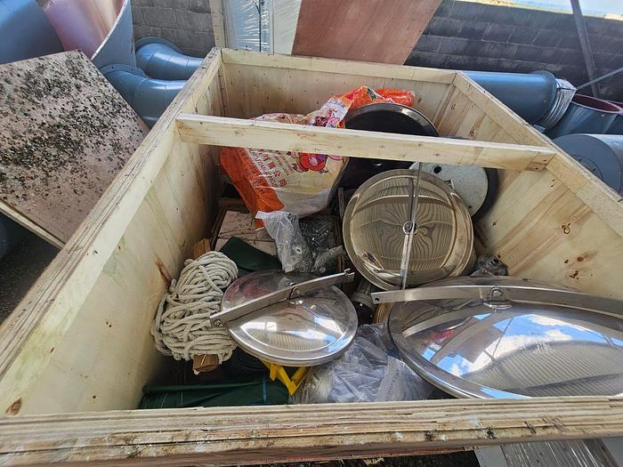 Used COMPLETE (BRAND NEW) 2024 VIBRATING FLUID BED DRYER UNIT, WITH FANS, OVEN, VIBRATORS, DUCTING, CYCLONES, CONTROL PANELS, SCREW FEEDERS, GEARBOXES & MOTORS