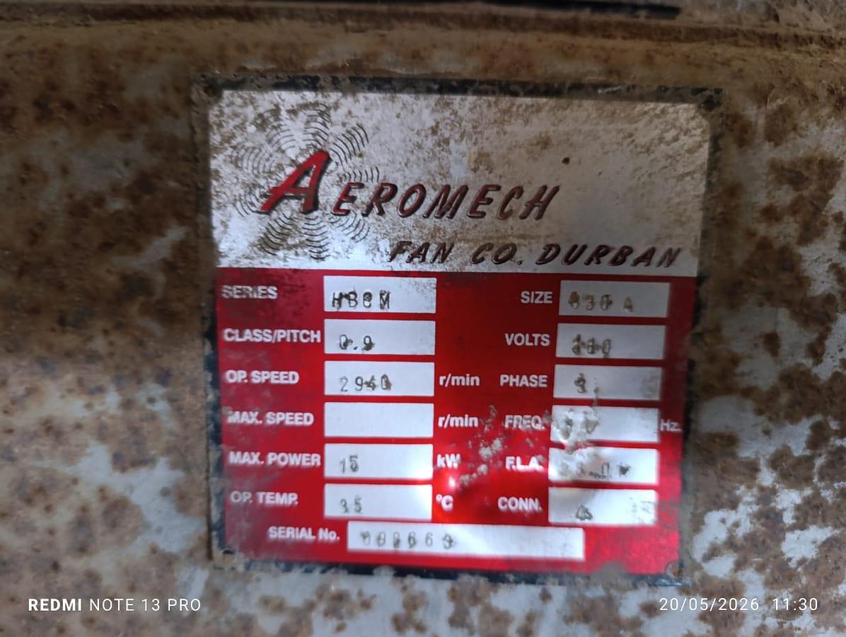 Used 15 KW AEROMECH FAN