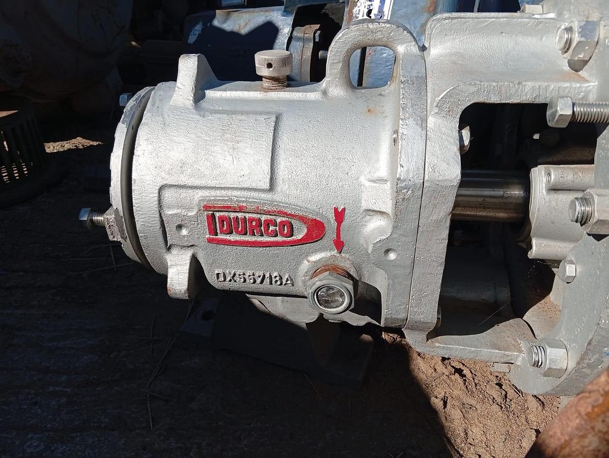 Used 3/1 DURCO ASME/ANSI HORIZONTAL SHAFT SINGLE-CASE CHEMICAL PROCESS PUMP